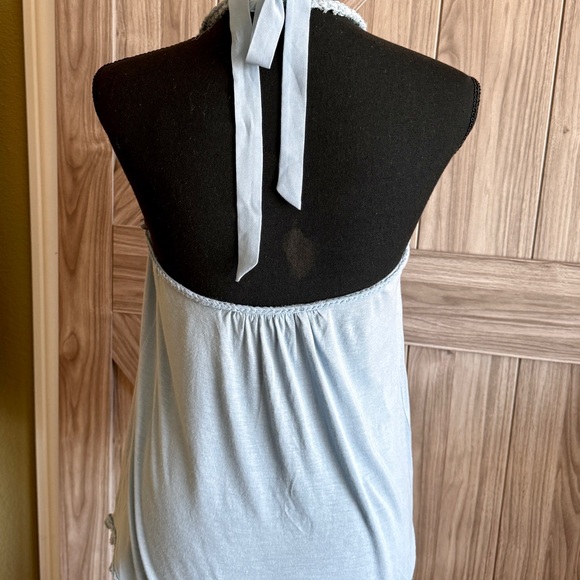 BCBG Maxazria light blue halter top - Picture 4 of 5